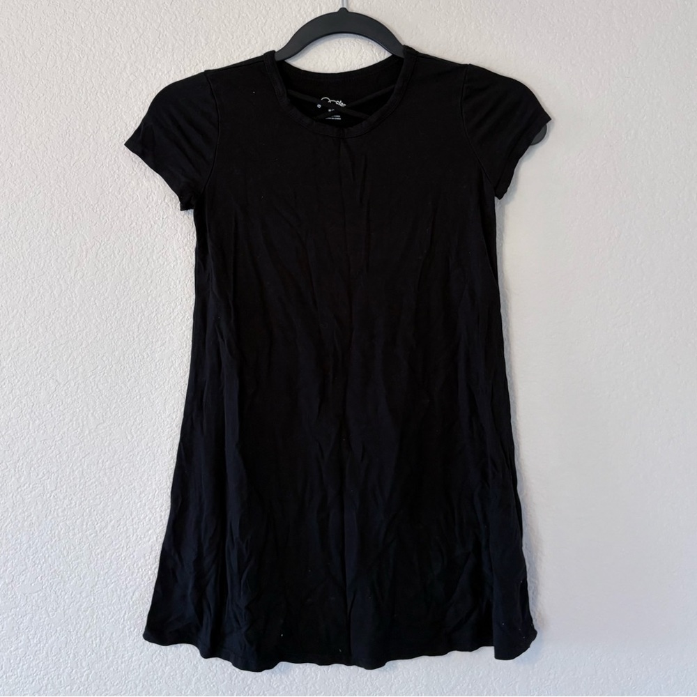 Girl’s Art Class Black A-line Swing Dress size medium 7/8